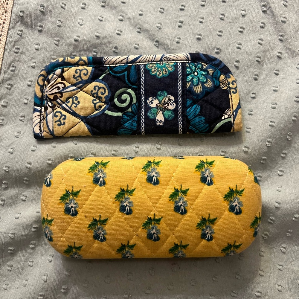 Vera Bradley eye glass cases